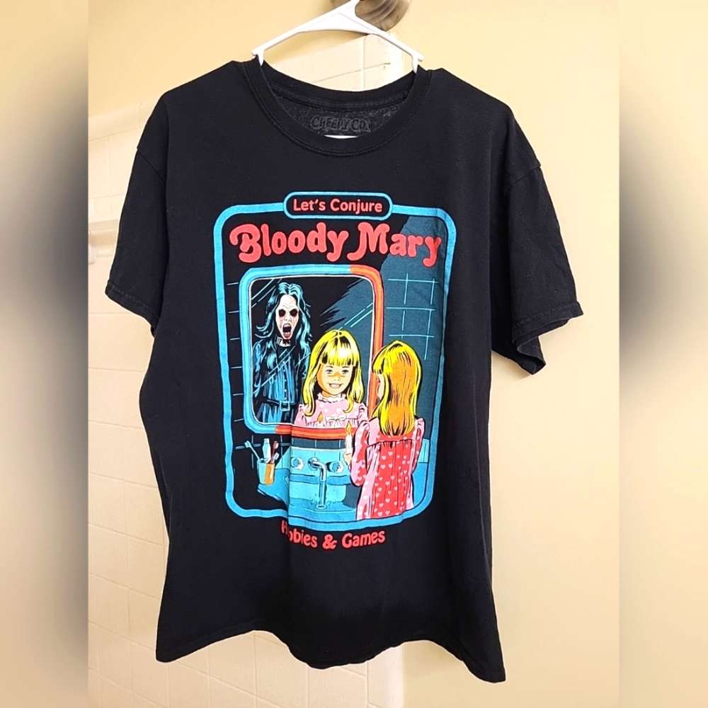 Unisex Horror Bloody Mary Tee Shirt Men's Size Large Vintage